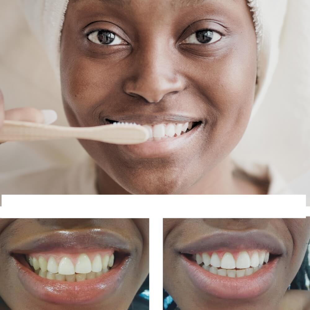 The Booster Gel: Pump. Brush. Whiter Teeth.