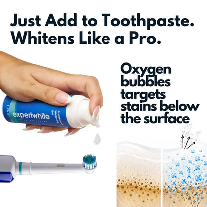 The Booster Gel: Pump. Brush. Whiter Teeth.
