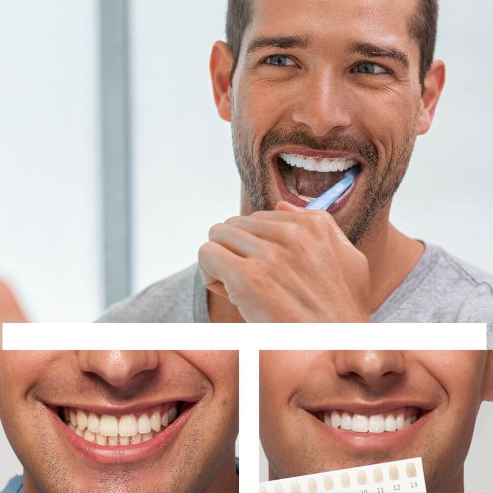 The Booster Gel: Pump. Brush. Whiter Teeth.